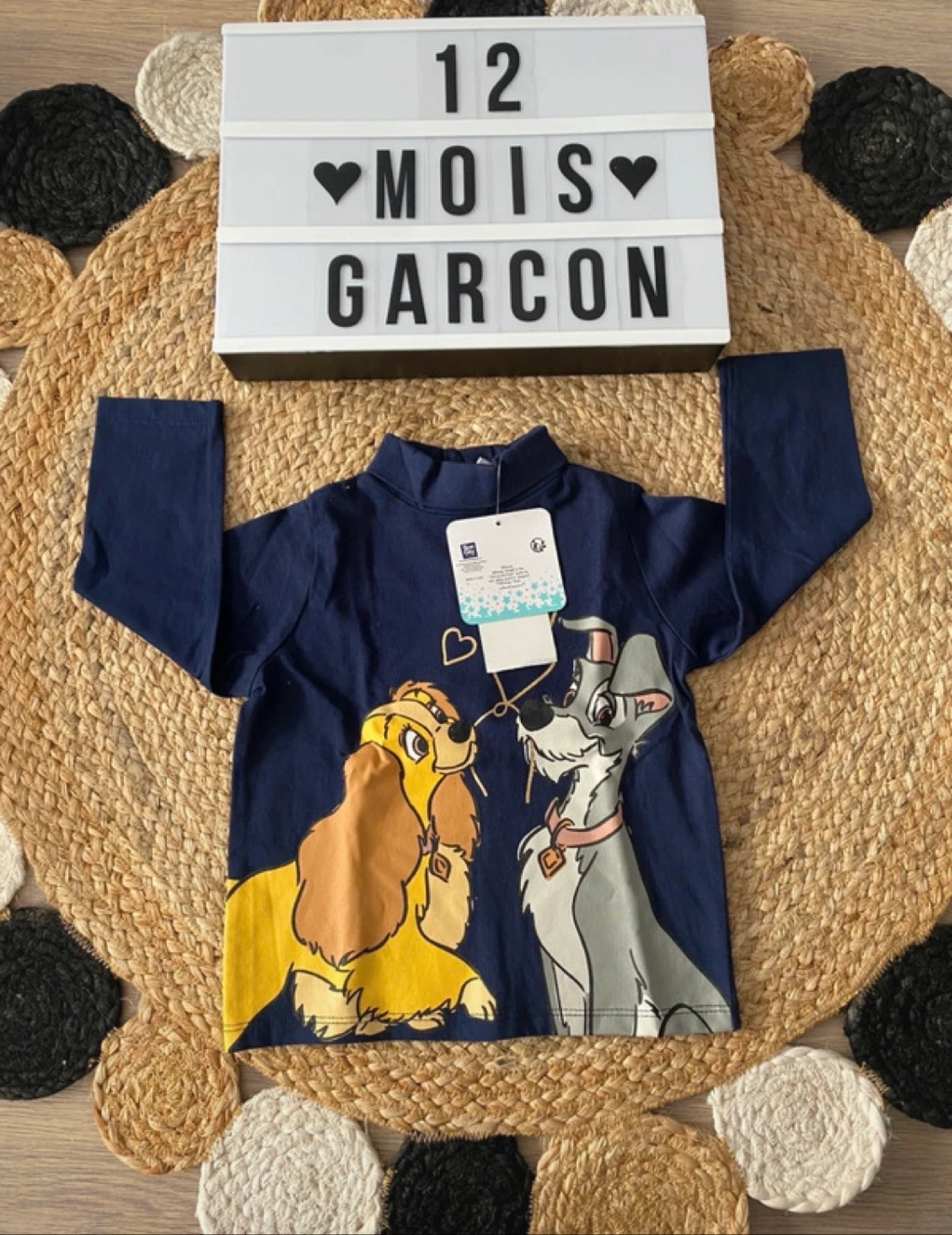Maillot manches longues 12 mois 